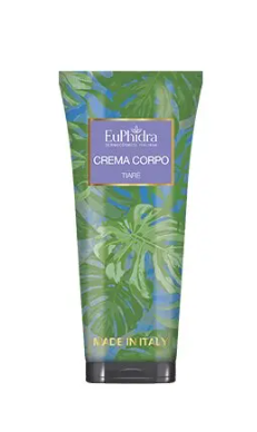 Euphidra Tiarè Crema Corpo - Zeta Farmaceutici - 200 ml - Crema corpo idratante con estratti di fiori di Tiarè